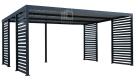 Ogłoszenie - CarPort PREMIUM - wiata samochodowa 6x5,5 - antracyt - dodatkowa zabudowa ID1179. Miniaturka 1
