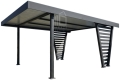 Ogłoszenie - Carport V PREMIUM 4x5m - Wypełnienie panelami - Wiata samochodowa - antracyt ID1192. Miniaturka 1