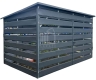 Ogłoszenie - Wiata śmietnikowa 4x2m Antracyt - furtka ID1061. Miniaturka 1