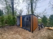 Ogłoszenie - Schowek - Domek Ogrodowy PREMIUM 2,5x2,5m - wiata 1,5m - drzwi PCV Drewnopodobny dach Spad w tył ID1017. Miniaturka 7