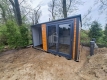 Ogłoszenie - Schowek - Domek Ogrodowy PREMIUM 2,5x2,5m - wiata 1,5m - drzwi PCV Drewnopodobny dach Spad w tył ID1017. Miniaturka 2