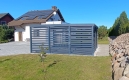 Ogłoszenie - CarPort PREMIUM - wiata samochodowa 4x5,5 - antracyt - dodatkowa zabudowa ID1026. Miniaturka 3