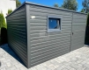 Ogłoszenie - Schowek - domek ogrodowy 3x3m - drzwi - okno - antracyt - dach spad w tył  ID1132. Miniaturka 2