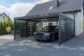 Ogłoszenie - CarPort PREMIUM - wiata samochodowa 6x5 - antracyt - dodatkowa zabudowa ID1177. Miniaturka 2