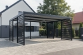 Ogłoszenie - CarPort PREMIUM - wiata samochodowa 6x5,5 - antracyt - dodatkowa zabudowa ID1179. Miniaturka 2