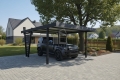 Ogłoszenie - Carport V PREMIUM 4,5x4,5m - Wypełnienie panelami - Wiata samochodowa - antracyt  ID1184. Miniaturka 3