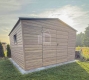 Ogłoszenie - Schowek - domek ogrodowy 4x3m - brama dwuskrzydłowa  - okno - winchester - drewnopodobny - dach dwuspadowy  ID1055. Miniaturka 2