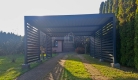 Ogłoszenie - CarPort PREMIUM - wiata samochodowa 5x6 - antracyt - dodatkowa zabudowa ID1152. Miniaturka 2