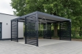 Ogłoszenie - CarPort PREMIUM - wiata samochodowa 4,5x5,5 - antracyt - dodatkowa zabudowa ID1172. Miniaturka 2