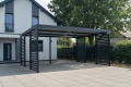 Ogłoszenie - CarPort PREMIUM - wiata samochodowa 6x5,5 - antracyt - dodatkowa zabudowa ID1179. Miniaturka 3