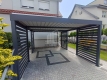 Ogłoszenie - CarPort PREMIUM - wiata samochodowa 4x5 - antracyt - dodatkowa zabudowa ID1032. Miniaturka 2