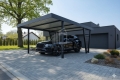 Ogłoszenie - Carport V PREMIUM 5x5m - Wypełnienie panelami - Wiata samochodowa - antracyt ID1196. Miniaturka 2