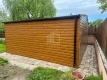 Ogłoszenie - Garaż blaszany 6,2x6m - brama uchylna - drzwi - jasny orzech - drewnopodobny - rynna - dach dwuspadowy ID1036. Miniaturka 5