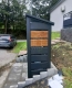 Ogłoszenie - Wiata śmietnikowa 1,5x0,5m - antracyt - jasny orzech - drewnopodony - dach dwuspadowy  ID1140. Miniaturka 3