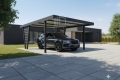 Ogłoszenie - Carport V PREMIUM 4,5x4,5m - Wypełnienie panelami - Wiata samochodowa - antracyt ID1183. Miniaturka 2