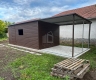 Ogłoszenie - Schowek - domek ogrodowy 6x3m - wiata 3m - drzwi - otwór na okno drewnopodobny dach spad w bok  ID1058. Miniaturka 4