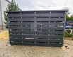Ogłoszenie - Wiata śmietnikowa 4x2m Antracyt - furtka ID1061. Miniaturka 4
