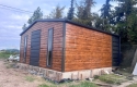 Ogłoszenie - Schowek - domek ogrodowy PREMIUM 4x3m - drzwi - 2 x okno złoty dąb drewnopodobny dach dwuspadowy rynny ID1113. Miniaturka 5