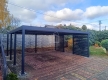 Ogłoszenie - CarPort PREMIUM - wiata samochodowa 6x5 - antracyt - dodatkowa zabudowa ID1153. Miniaturka 2
