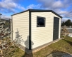 Ogłoszenie - Schowek - domek ogrodowy 3x2m - drzwi - okno - biały - antracyt - dach dwuspadowy ID1162. Miniaturka 6