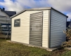 Ogłoszenie - Schowek - domek ogrodowy 3x2m - drzwi - okno - biały - antracyt - dach dwuspadowy ID1162. Miniaturka 3