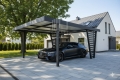 Ogłoszenie - Carport V PREMIUM 4,8x5m - Wypełnienie panelami - Wiata samochodowa - antracyt ID1188. Miniaturka 4
