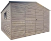 Ogłoszenie - Schowek - domek ogrodowy 4x3m - brama dwuskrzydłowa  - okno - winchester - drewnopodobny - dach dwuspadowy TS1133. Miniaturka 1