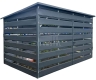 Ogłoszenie - Wiata śmietnikowa 4x2m Antracyt - furtka TS1139. Miniaturka 1