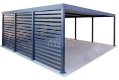 Ogłoszenie - CarPort PREMIUM - wiata samochodowa 6x6 - antracyt - dodatkowa zabudowa TS1114. Miniaturka 1