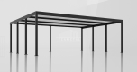 Ogłoszenie - CarPort PREMIUM - wiata samochodowa 7x5 - antracyt TS1109. Miniaturka 2