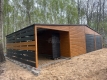 Ogłoszenie - Garaż blaszany 10,5x6m wiata 4,5m 2x brama uchylna drzwi drewnopodobny TS1122. Miniaturka 4