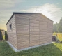 Ogłoszenie - Schowek - domek ogrodowy 4x3m - brama dwuskrzydłowa  - okno - winchester - drewnopodobny - dach dwuspadowy TS1133. Miniaturka 3