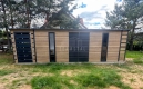 Ogłoszenie - Schowek domek ogrodowy 6x2,5m wiata 0,5m wiata 1,2m drzwi 2x okno brama dwuskrzydłowa TS1135. Miniaturka 4