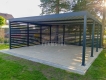 Ogłoszenie - CarPort PREMIUM - wiata samochodowa 6x6 - antracyt - dodatkowa zabudowa TS1114. Miniaturka 2