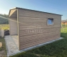 Ogłoszenie - Schowek - domek ogrodowy 4x3m - brama dwuskrzydłowa  - okno - winchester - drewnopodobny - dach dwuspadowy TS1133. Miniaturka 2