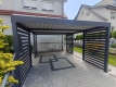 Ogłoszenie - CarPort PREMIUM - wiata samochodowa 4x5 - antracyt - dodatkowa zabudowa TS1111. Miniaturka 3