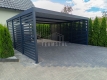 Ogłoszenie - CarPort PREMIUM - wiata samochodowa 6x6 - antracyt - dodatkowa zabudowa TS1113. Miniaturka 4