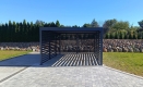 Ogłoszenie - CarPort PREMIUM - wiata samochodowa 4x5,5 - antracyt - dodatkowa zabudowa TS1108. Miniaturka 4