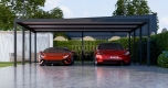Ogłoszenie - CarPort PREMIUM - wiata samochodowa 7x5 - antracyt TS1109. Miniaturka 4