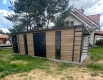 Ogłoszenie - Schowek domek ogrodowy 6x2,5m wiata 0,5m wiata 1,2m drzwi 2x okno brama dwuskrzydłowa TS1135. Miniaturka 3