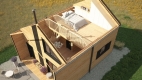 Ogłoszenie - Drewniany domek całoroczny letniskowy 5m/7m 20cm. Miniaturka 8