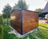 Ogłoszenie - Schowek - domek 2,5x2,5m - drzwi - okno - jasny orzech - drewnopodobny - dach dwuspadowy TS1150. Miniaturka 4