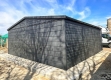 Ogłoszenie - Garaż blaszany 6x5,8 m - 2x brama uchylna - drzwi - okno - antracyt - dach dwuspadowy - rynny TS1277. Miniaturka 3