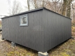 Ogłoszenie - Garaż blaszany 5x6m - brama uchylna - drzwi - okno - antracyt - dach spad w tył TS1144. Miniaturka 3