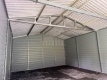 Ogłoszenie - Garaż blaszany 5x6 m - brama uchylna - drzwi - zielony - antracyt - dach dwuspadowy - rynny TS1330. Miniaturka 3