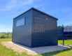 Ogłoszenie - Schowek - domek ogrodowy 2x3 m - drzwi - okno - antracyt - rynny - dach spad w bok TS1334. Miniaturka 2