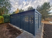Ogłoszenie - CarPort PREMIUM - wiata samochodowa 6x6 - antracyt - dodatkowa zabudowa TS1143. Miniaturka 9