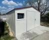 Ogłoszenie - Garaż blaszany 5x6m - brama dwuskrzydłowa - 2x okno - biały - wiśnia - dach dwuspadowy TS1312. Miniaturka 5