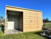 Ogłoszenie - Schowek domek ogrodowy 2x2m + wiata 1,5m - drzwi - winchester - drewnopodobny - dach spad w tył TS1160. Miniaturka 5
