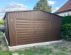 Ogłoszenie - Garaż blaszany 5x6 m - brama dwuskrzydłowa - drzwi - 5x okno drewnopodobny - rynny dach TS1309. Miniaturka 6